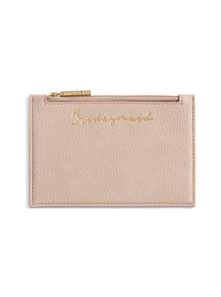 Shiraleah "Bridesmaid" Bridal Card Case, Blush - FINAL SALE ONLY by Shiraleah