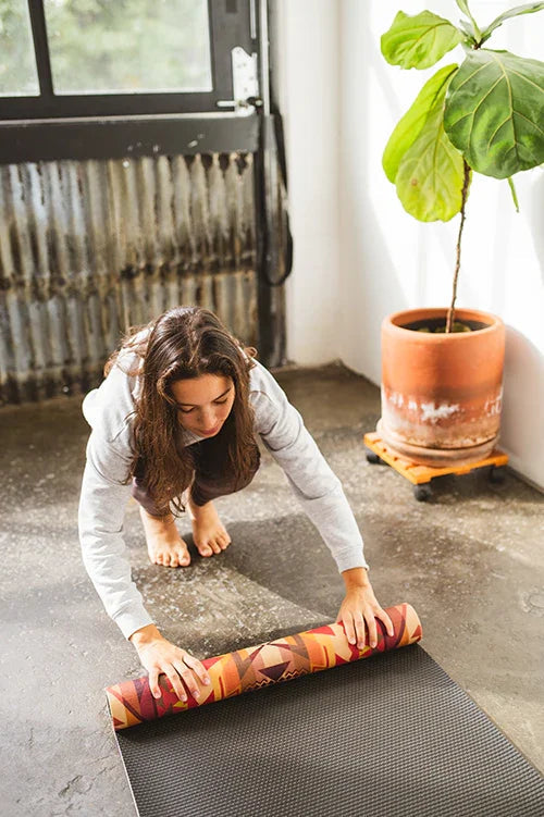 Tiger Stripe Non-Toxic Yoga Mat β Bold Design, Earth-Friendly | Yune