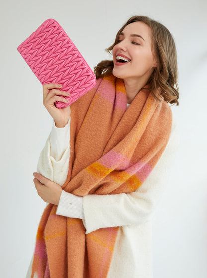 Shiraleah Jody Zip Pouch, Pink by Shiraleah