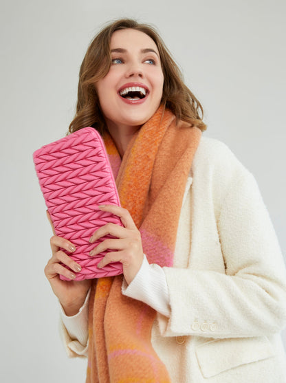 Shiraleah Jody Zip Pouch, Pink by Shiraleah
