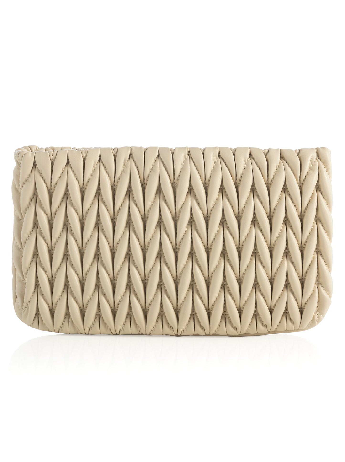 Shiraleah Jody Zip Pouch, Ivory by Shiraleah
