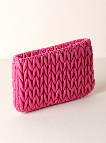 Shiraleah Jody Zip Pouch, Pink by Shiraleah