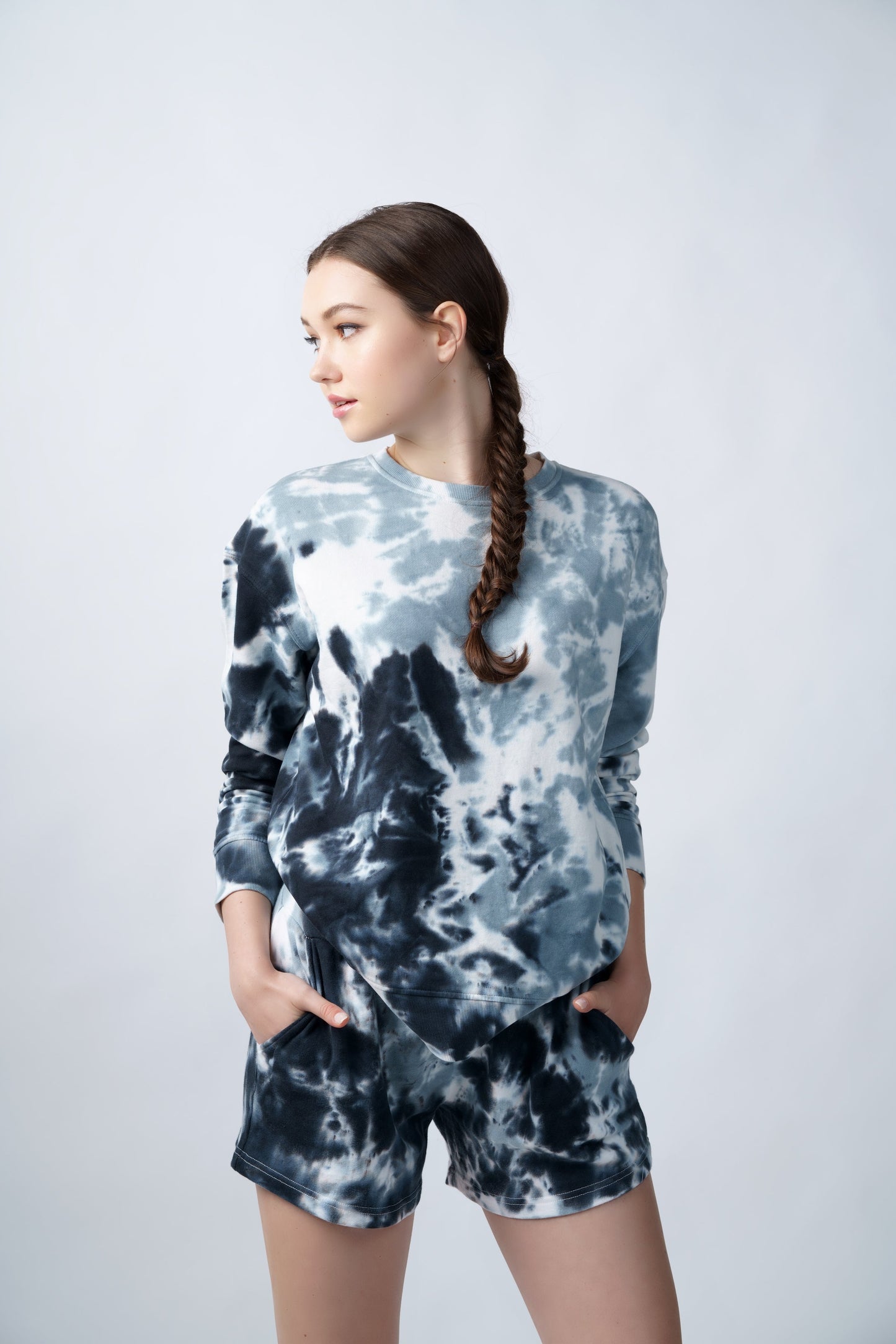 Shiraleah Rae Tie Dye Shorts, Black - FINAL SALE ONLY by Shiraleah