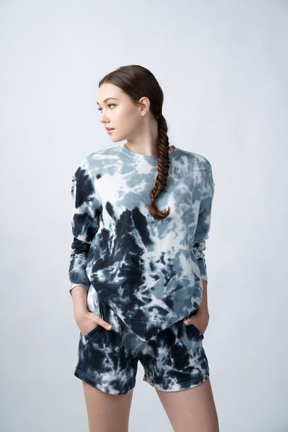 Shiraleah Rae Tie Dye Shorts, Black - FINAL SALE ONLY by Shiraleah