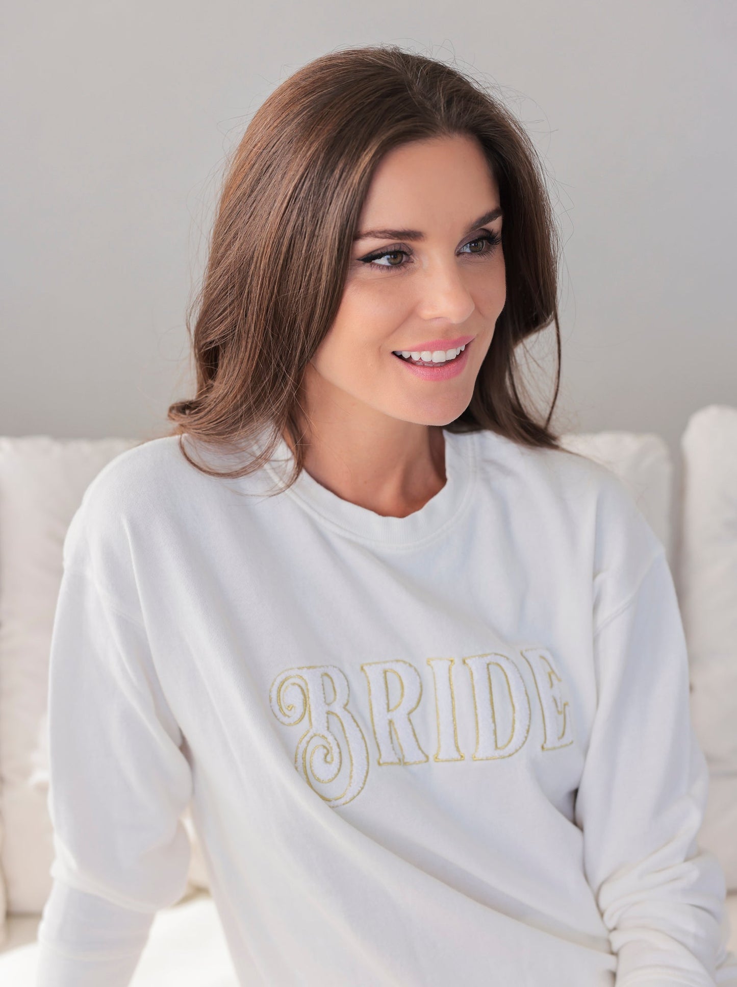 Shiraleah "Bride" Sweatshirt, Ivory by Shiraleah