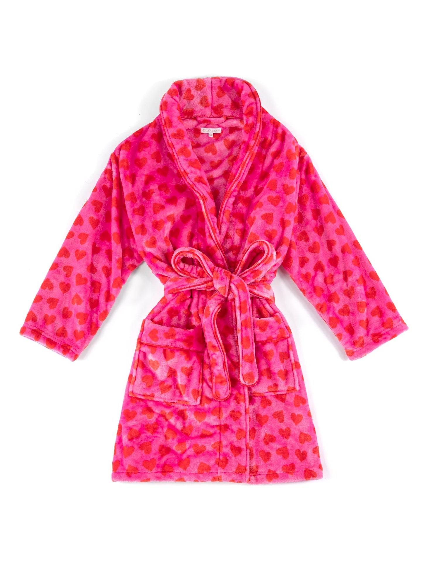 Shiraleah Hearts Robe, Pink by Shiraleah