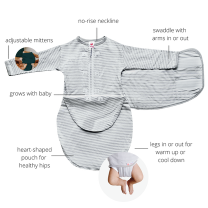 Long Sleeve Starter Swaddle by embé®