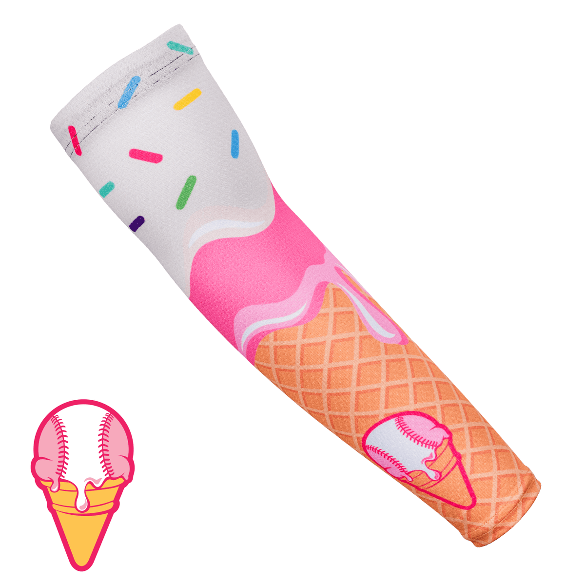Cream City Ice Cream Baseball HyperDri Performance Compression Sleeve