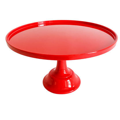 Red Pedestal Cake Stand by Sprinkles & Confetti | Party Boxes & Party Supplies