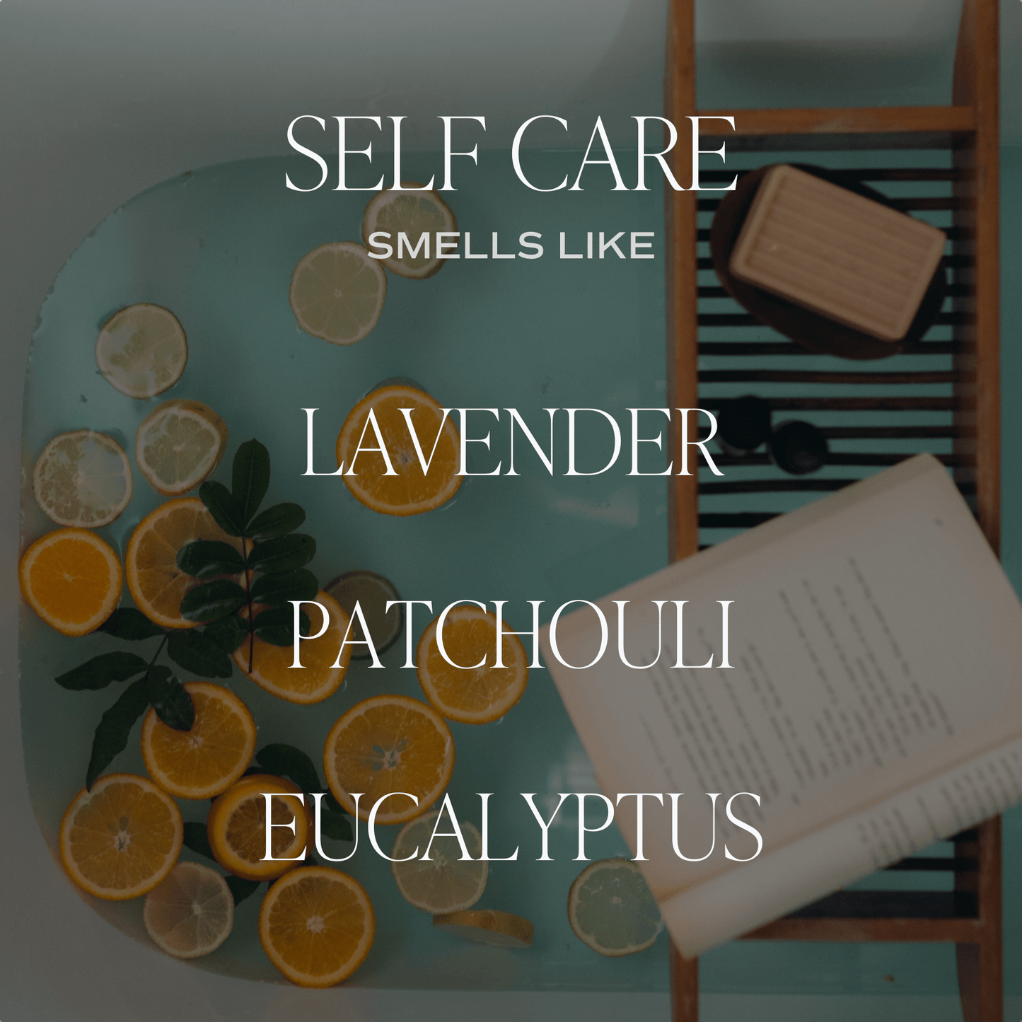Self Care Soy Candle - Clear Jar - 9 oz by Sweet Water Decor