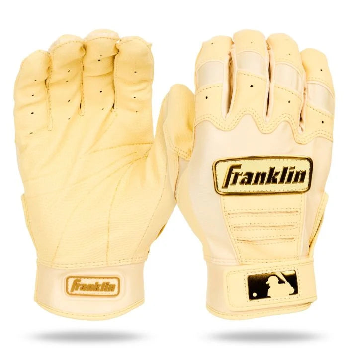Franklin CFX Pro Vanilla Gold MLB Baseball (Adult Small Batting Gloves)