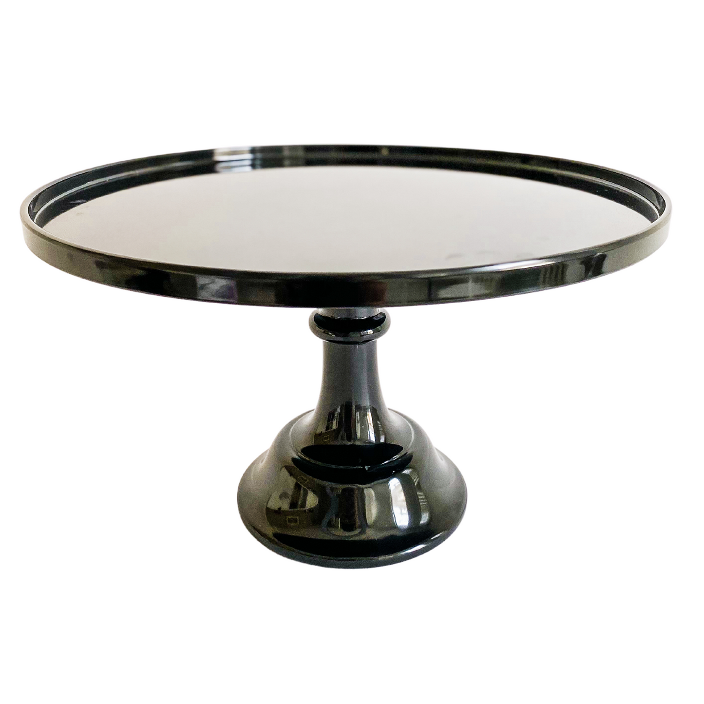 Black Pedestal Melamine Cake Stand by Sprinkles & Confetti | Party Boxes & Party Supplies