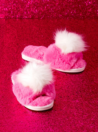 Shiraleah Amor Slippers, Magenta by Shiraleah
