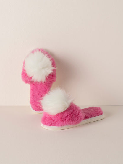 Shiraleah Amor Slippers, Magenta by Shiraleah