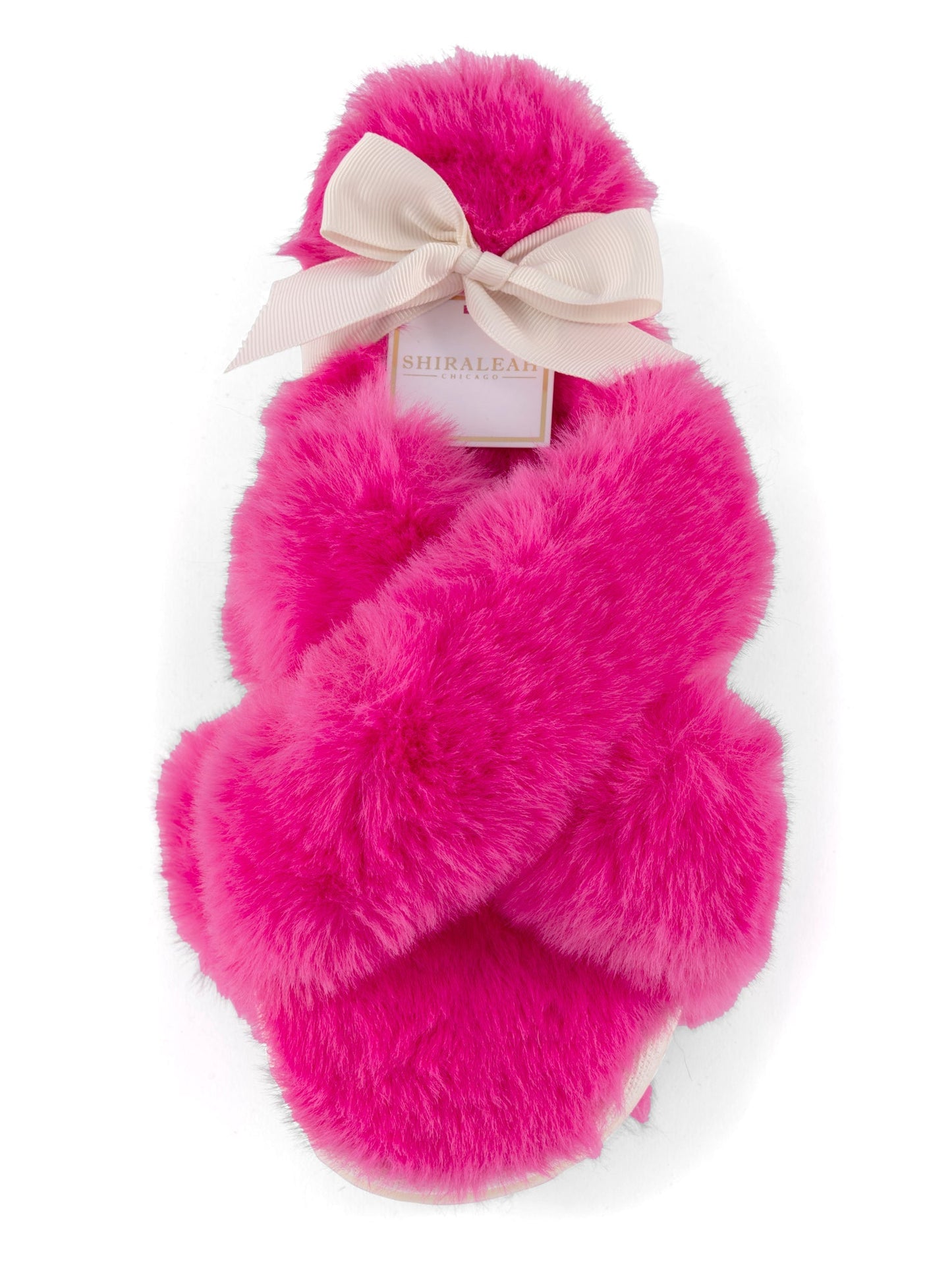 Shiraleah Christina Slippers, Magenta by Shiraleah