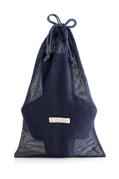Shiraleah Sol Terry Pool Slides, Navy by Shiraleah