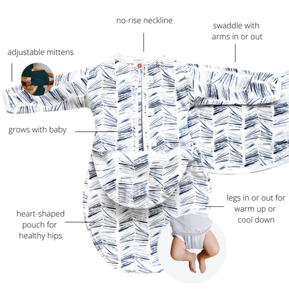 Long Sleeve Starter Swaddle by embé®