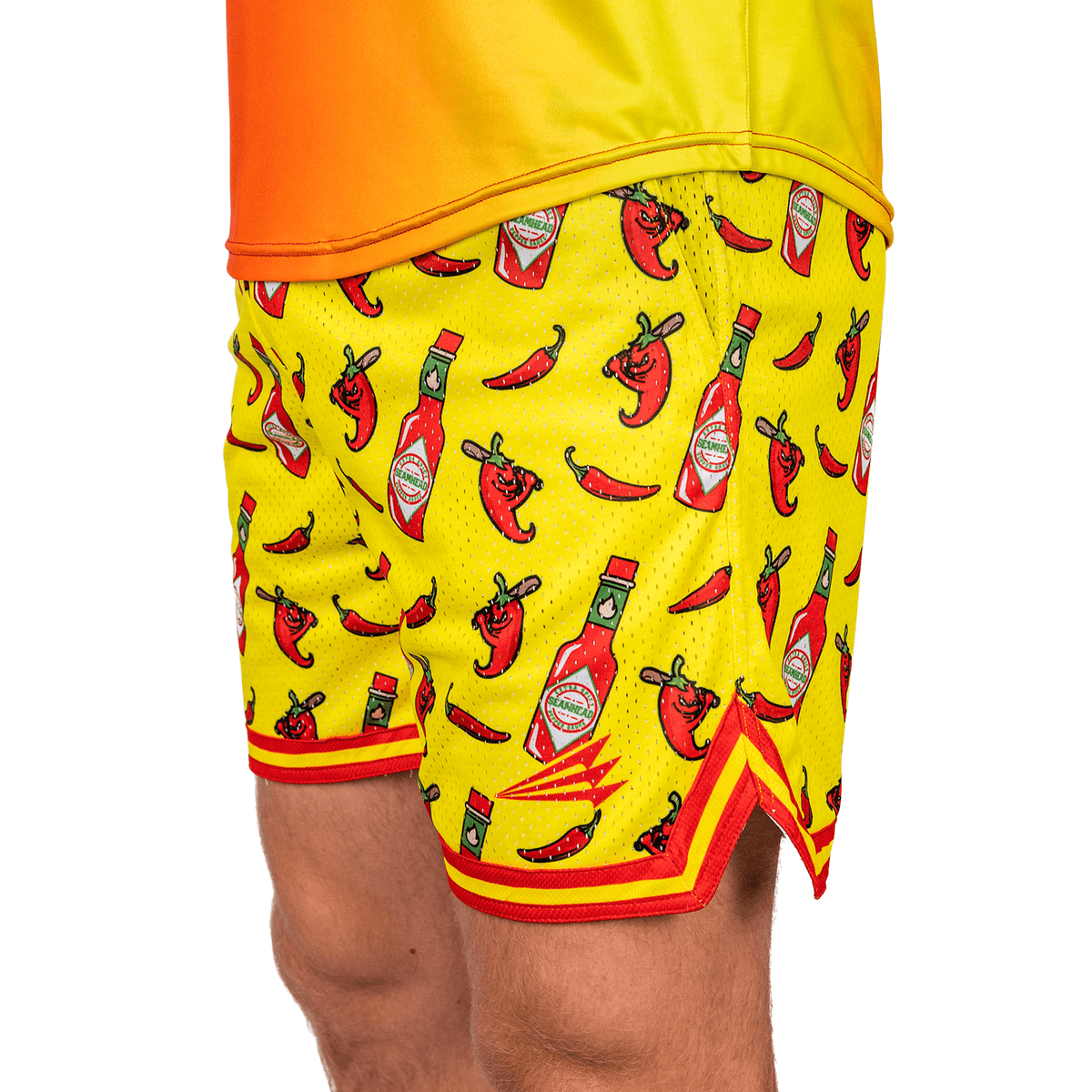 Ghost Peppers Mesh Lifestyle Baseball Shorts
