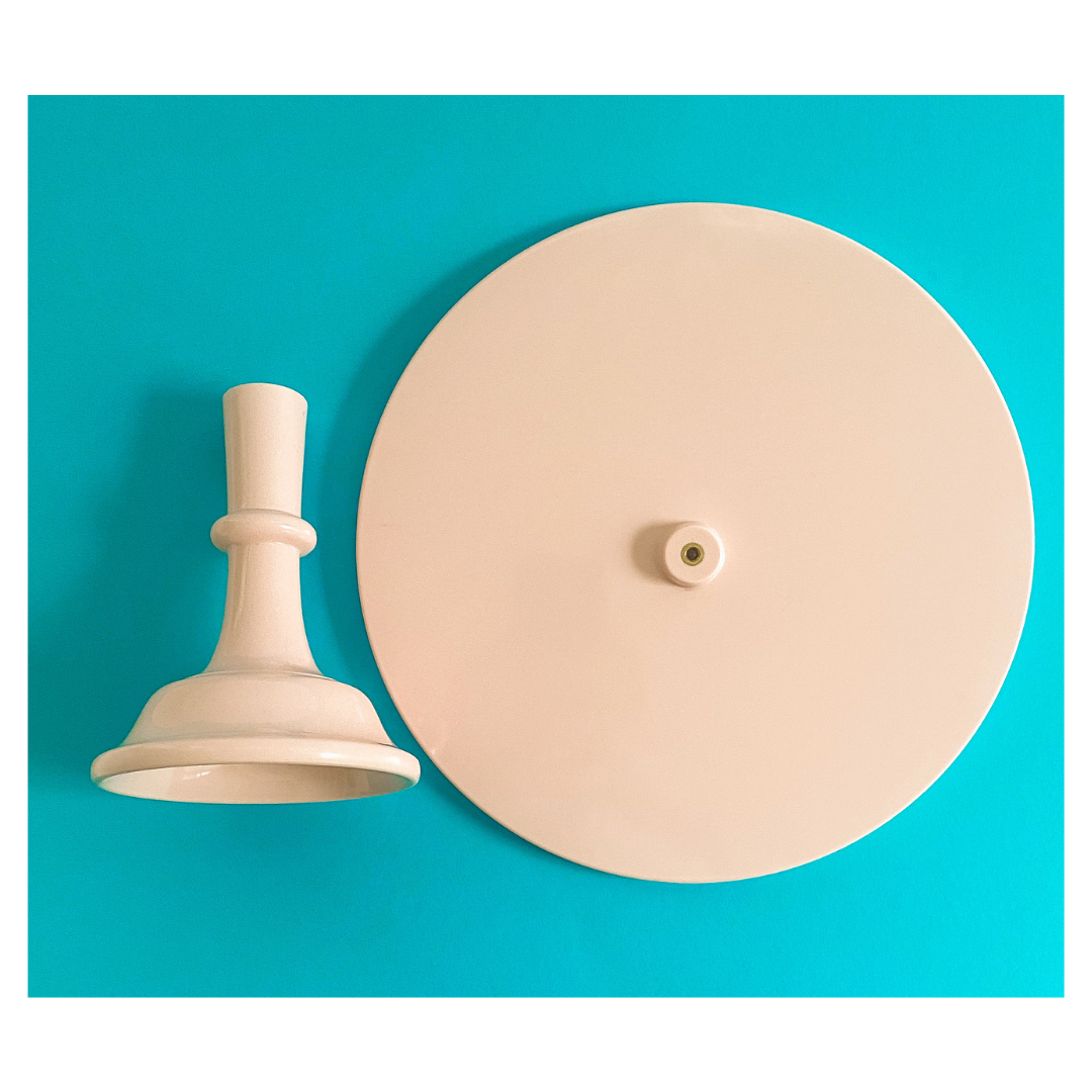 Light Pink Pedestal Cake Stand by Sprinkles & Confetti | Party Boxes & Party Supplies