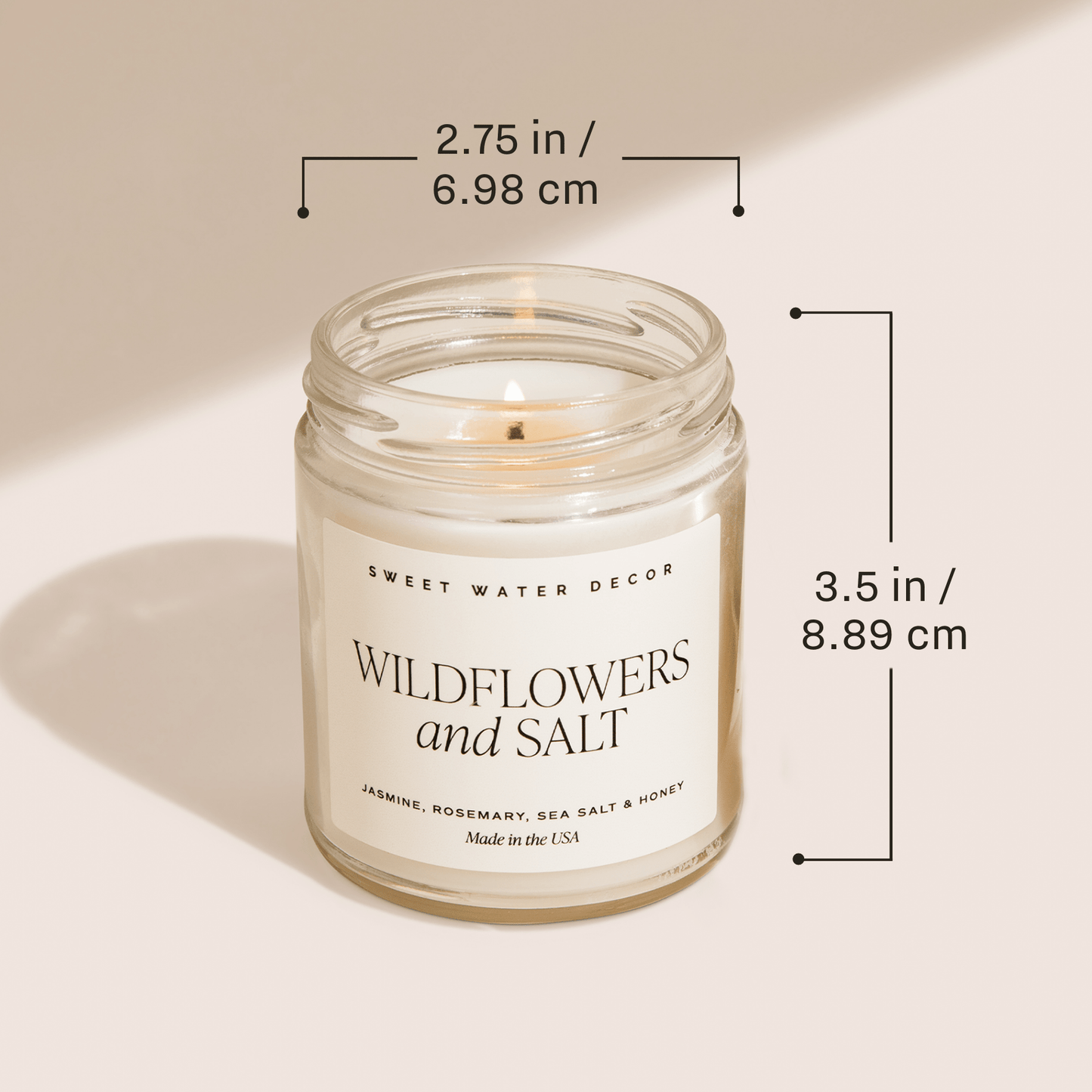 Congrats! Soy Candle - Clear Jar - 9 oz by Sweet Water Decor