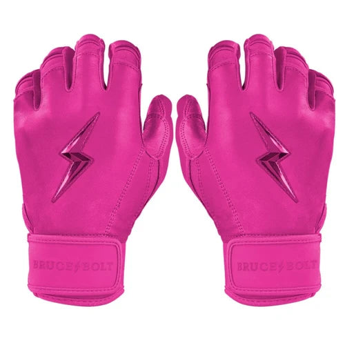 Bruce Bolt Short Cuff Batting Gloves (Premium Pro Bear Series)