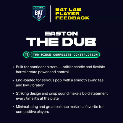 Easton The Dub 2¾" USSSA Bat (30" Drop 5 + Drop 10)