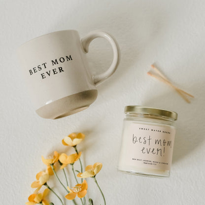 Best Mom Ever! Soy Candle - Clear Jar - 9 oz by Sweet Water Decor