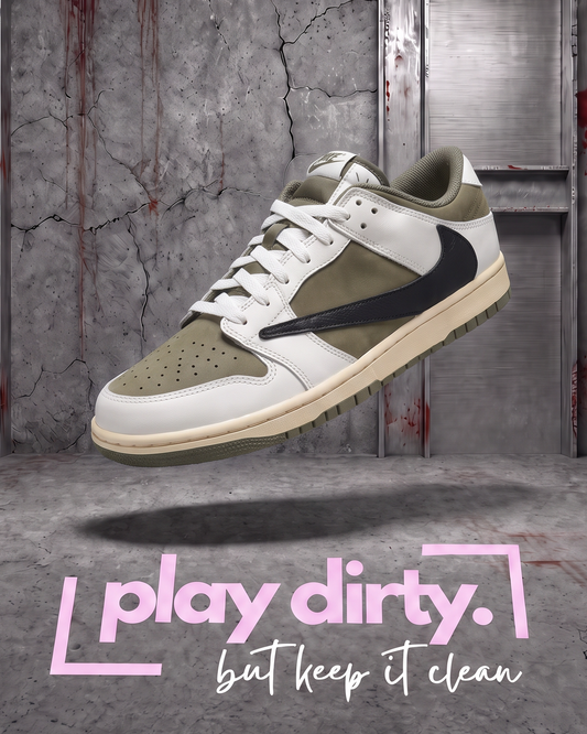 Jordan 1 Retro Low OG SP Travis Scott - Medium Olive (Size US Mens 13)