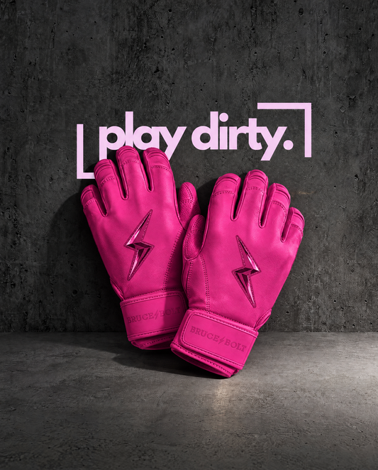 Bruce Bolt Short Cuff Batting Gloves (Premium Pro Bear Series)