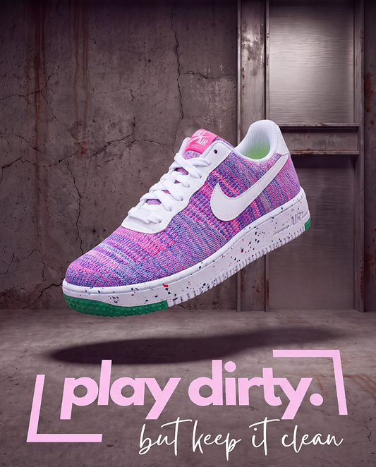 Nike Air Force 1 Low Crater Flyknit - Fuchsia Glow (Women's Size US 7)