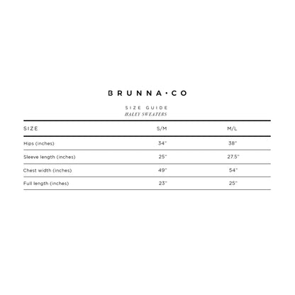 HALEY Bamboo Fleece Sweaters, in Off White by BrunnaCo