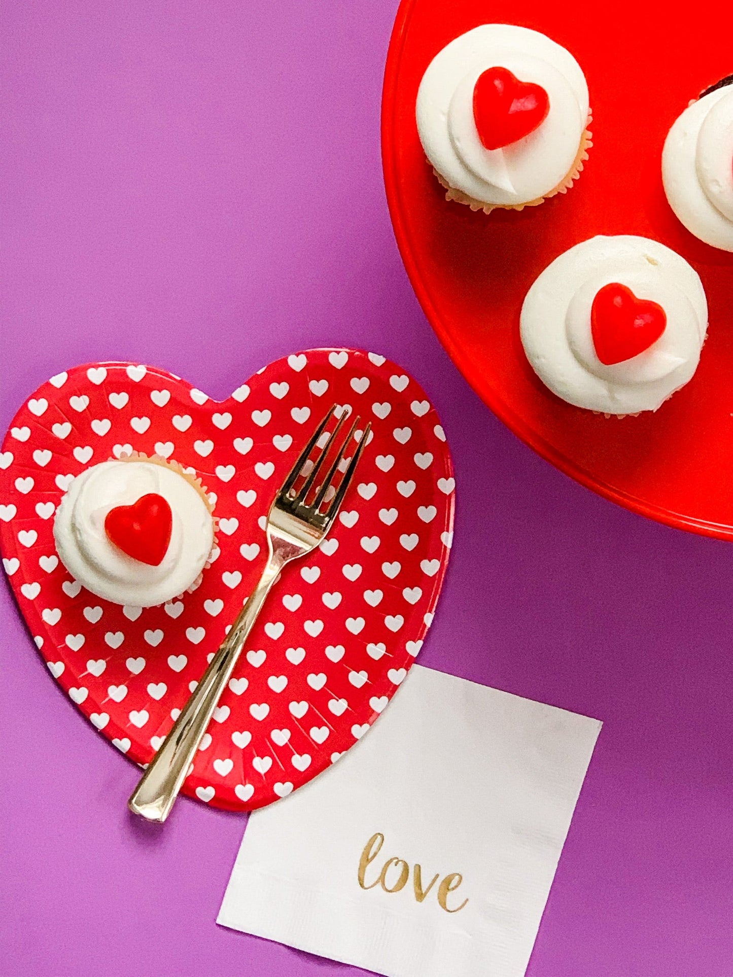 Red Pedestal Cake Stand by Sprinkles & Confetti | Party Boxes & Party Supplies