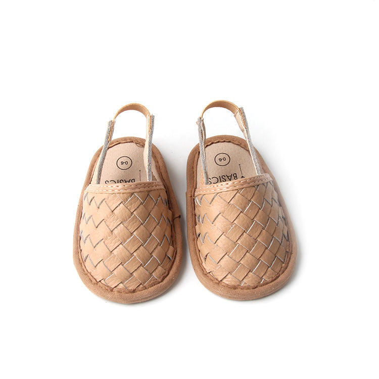 Woven Leather Sandals by Babe Basics