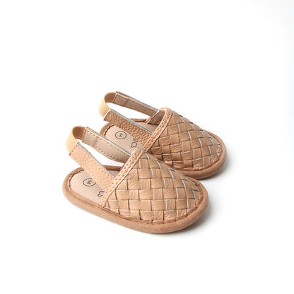 Woven Leather Sandals by Babe Basics