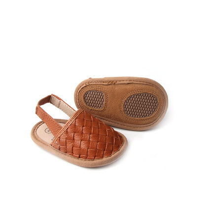 Woven Leather Sandals by Babe Basics
