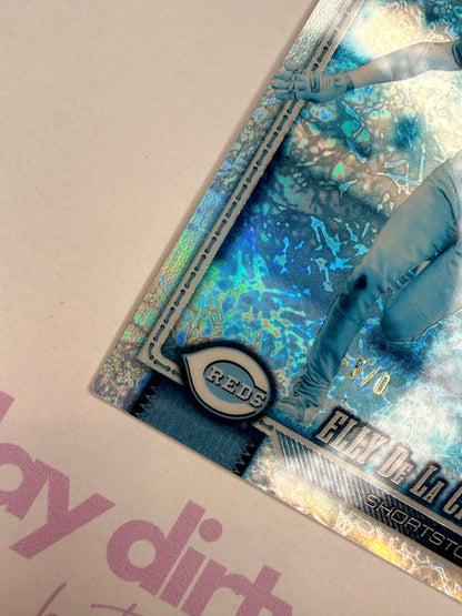 Elly De La Cruz -5/0 (2026 Topps Chrome Frozen Fractor)