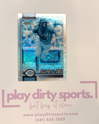 Elly De La Cruz -5/0 (2026 Topps Chrome Frozen Fractor)