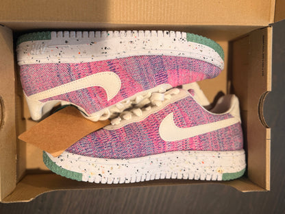 Nike Air Force 1 Low Crater Flyknit - Fuchsia Glow (Women's Size US 7)
