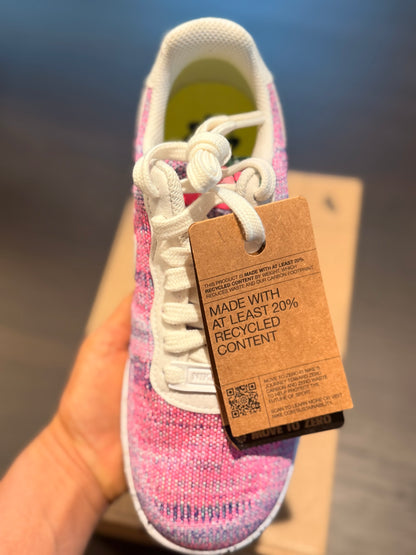 Nike Air Force 1 Low Crater Flyknit - Fuchsia Glow (Women's Size US 7)