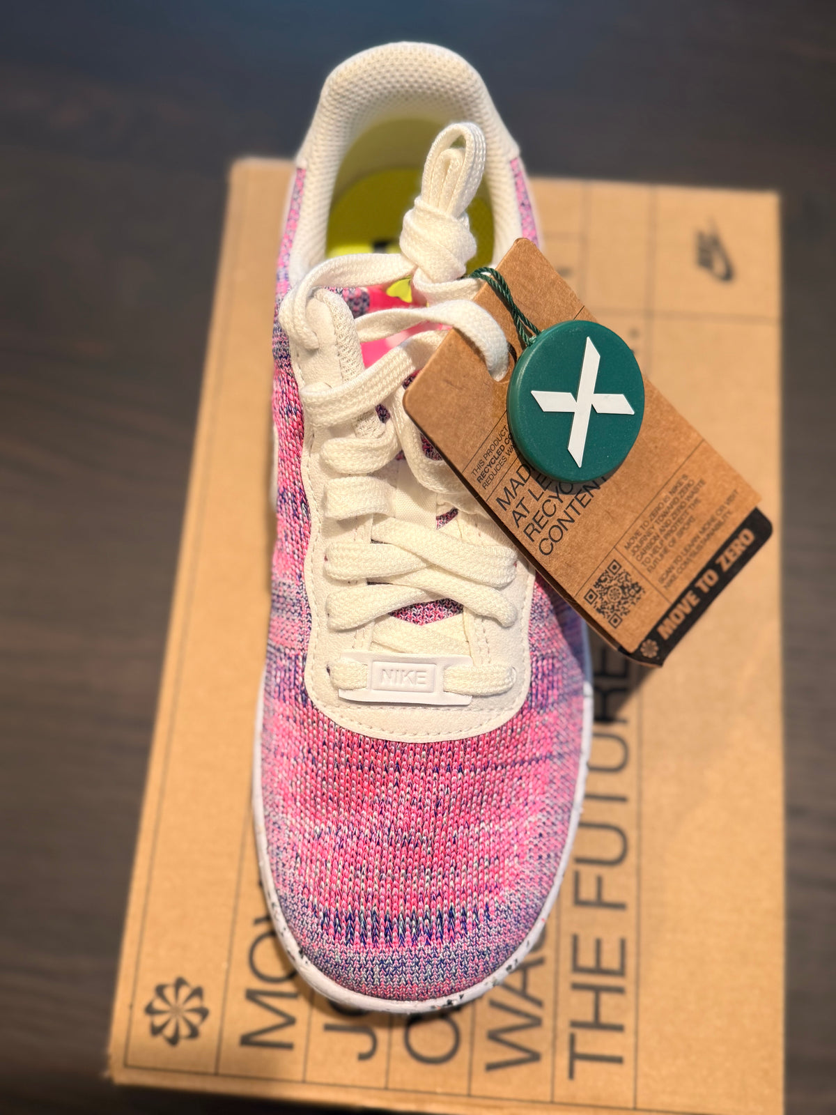 Nike Air Force 1 Low Crater Flyknit - Fuchsia Glow (Women's Size US 7)