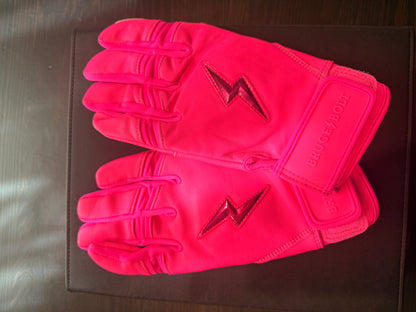 Bruce Bolt Short Cuff Batting Gloves (Premium Pro Bear Series)