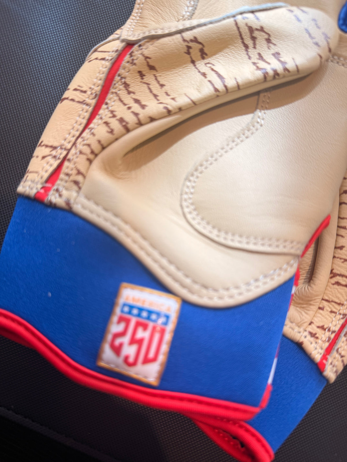 *SUPER RARE Bruce Bolt USA250 (“Screeching Eagle” Batting Gloves)