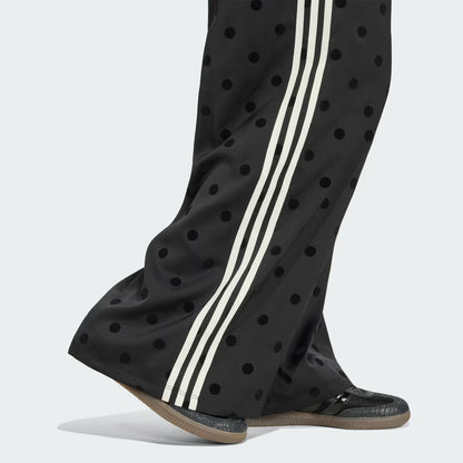 Black Satin Polka Dots (Adidas Women's TT Track Set) - *Sold Separately