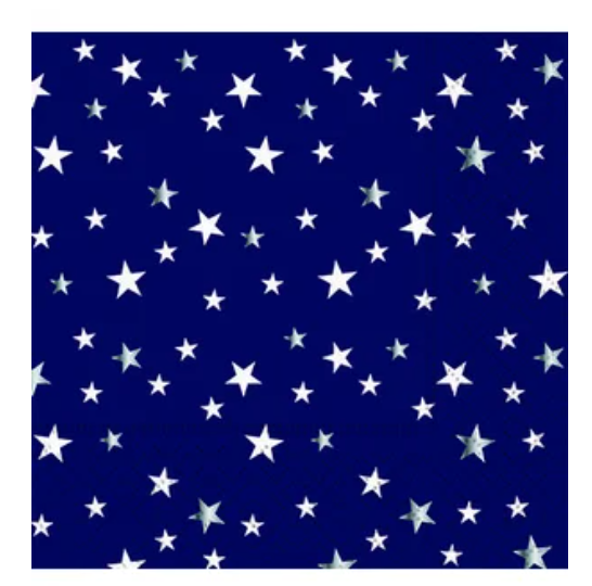 Patriotic Star Beverage Napkin by Sprinkles & Confetti | Party Boxes & Party Supplies
