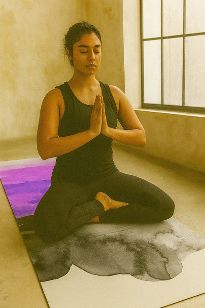 Yoga Mat | 6mm Thick | Purple | Non-Slip | Eco Friendly | Yune Yoga | Spruce