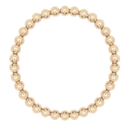 Small Gold Ball Bracelet by eklexic