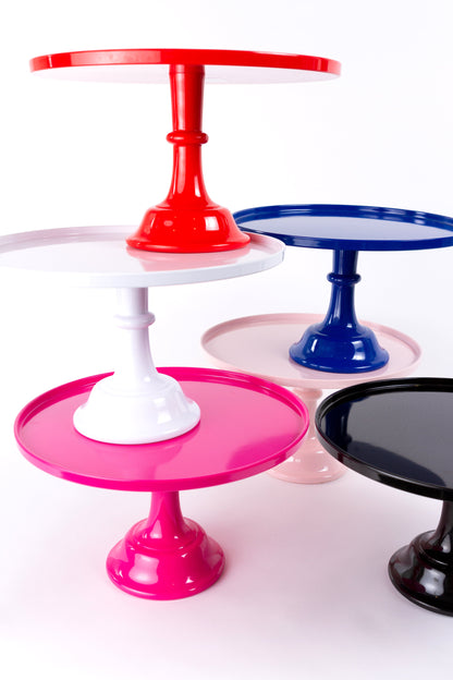 Hot Pink Pedestal Cake Stand by Sprinkles & Confetti | Party Boxes & Party Supplies