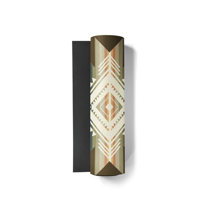 Buffalo Hills Soil Yoga Mat – 6 mm Extra Thick, Double-Sided Non-Slip, Eco-Friendly PER with UV-Printed Earthy Brown Design | Yune Yoga