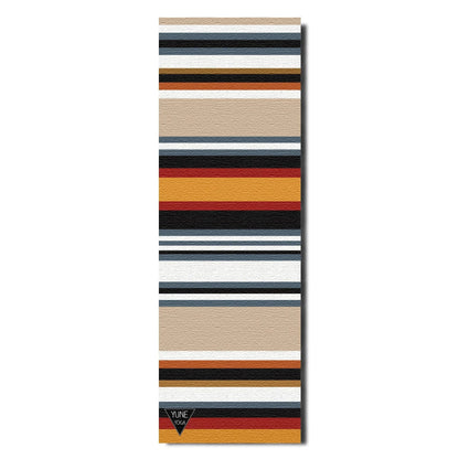 Falcons Rest Yoga Mat – 6 mm Extra Thick, Double-Sided Non-Slip, Eco-Friendly PER with Multi-Color Trail-Inspired Design | Yune Yoga