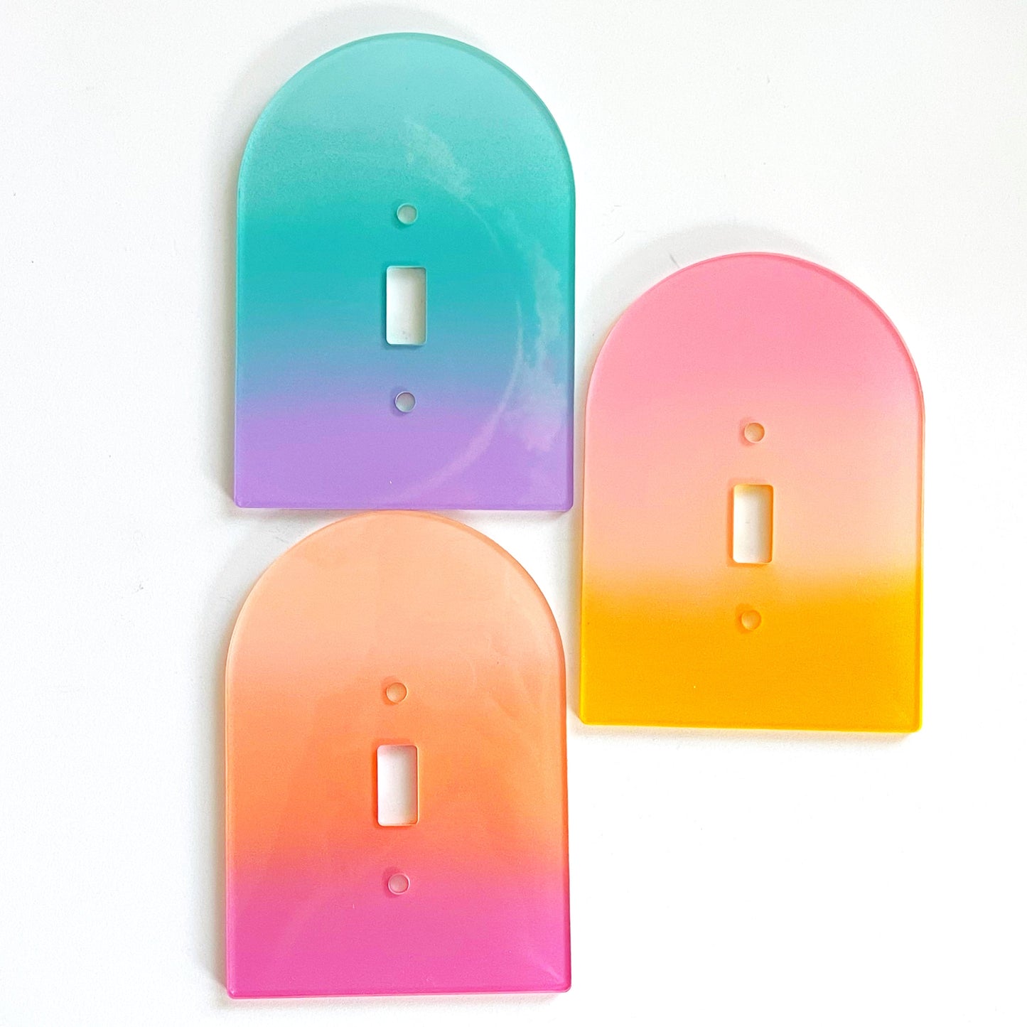 Arch light switch plate by Kailo Chic